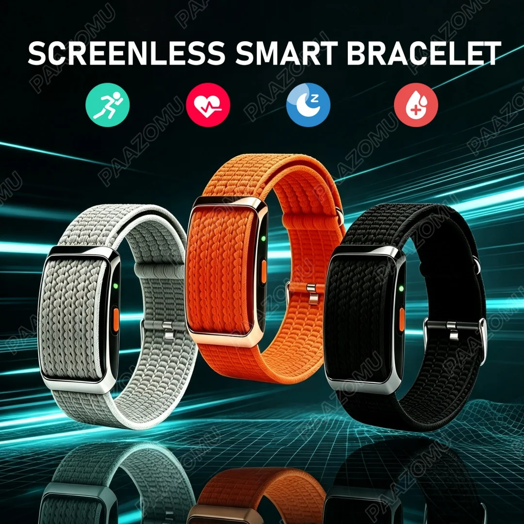 Canvas Strap Watch - Pelacak Kesehatan dan Kebugaran Tanpa Layar