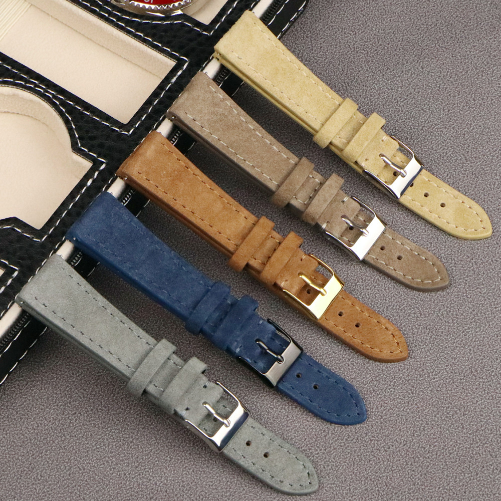 Leather Strap Quick Release - Tali jam tangan kulit Suede Premium