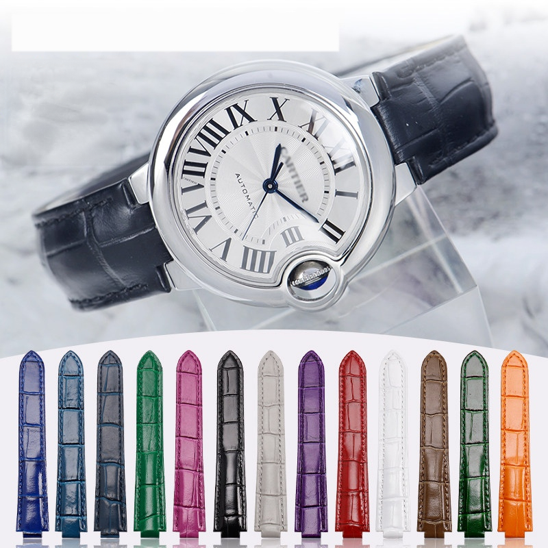 Cartier Watch Ballon Bleu - Tali Jam Tangan Kulit Anak Sapi