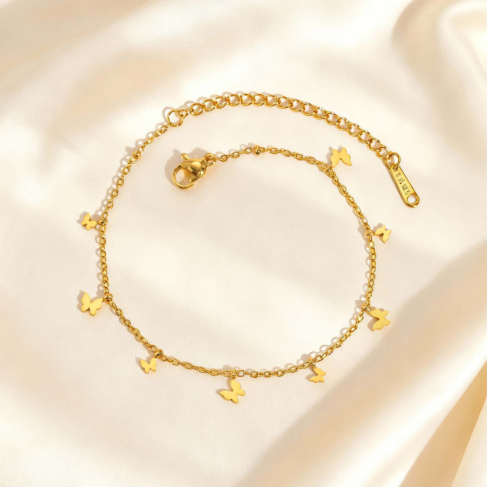 Gelang Rantai Kupu-Kupu yang I - Butterfly Clasp Deployant ulasan dan harga