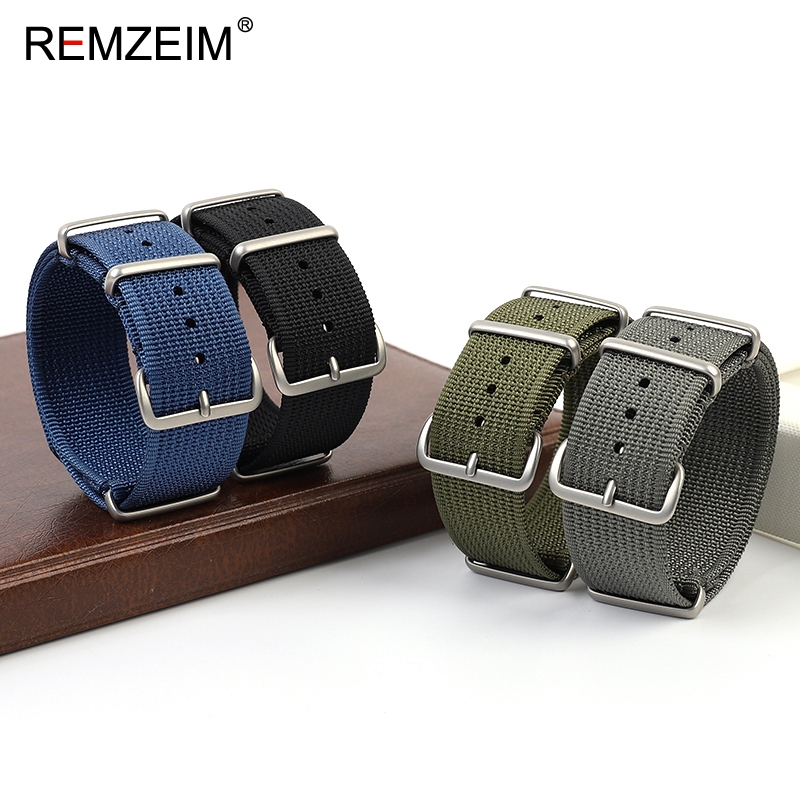Tali jam nilon bergaris baru 1 - Canvas Strap Watch ulasan dan harga