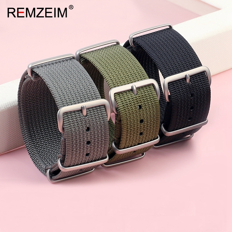 Tali jam nilon bergaris baru 1 - Canvas Strap Watch ulasan dan harga