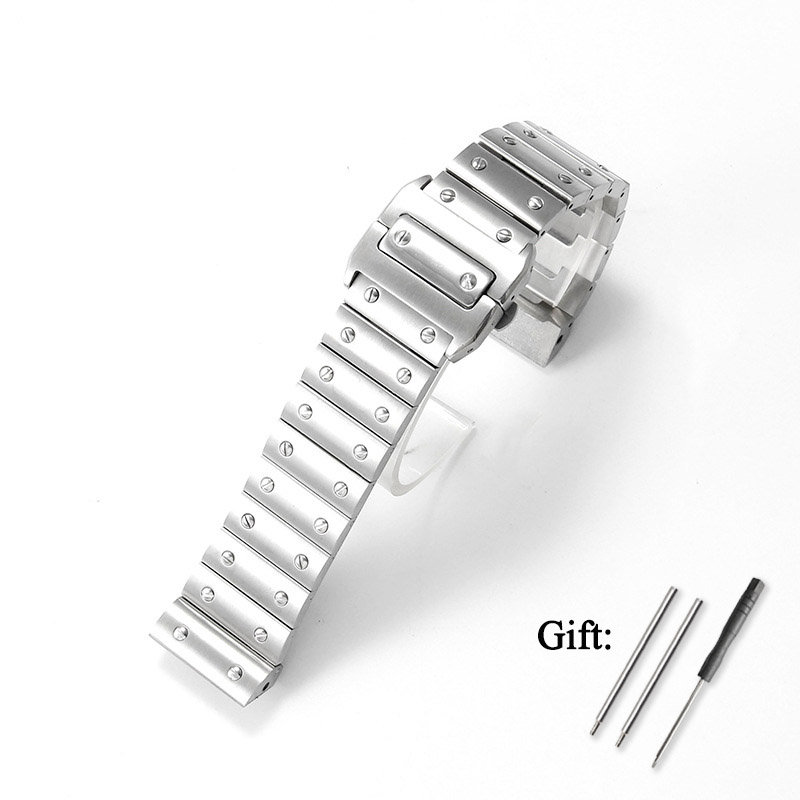 Tali Jam Tangan Stainless Stee - Cartier Watch Santos ulasan dan harga