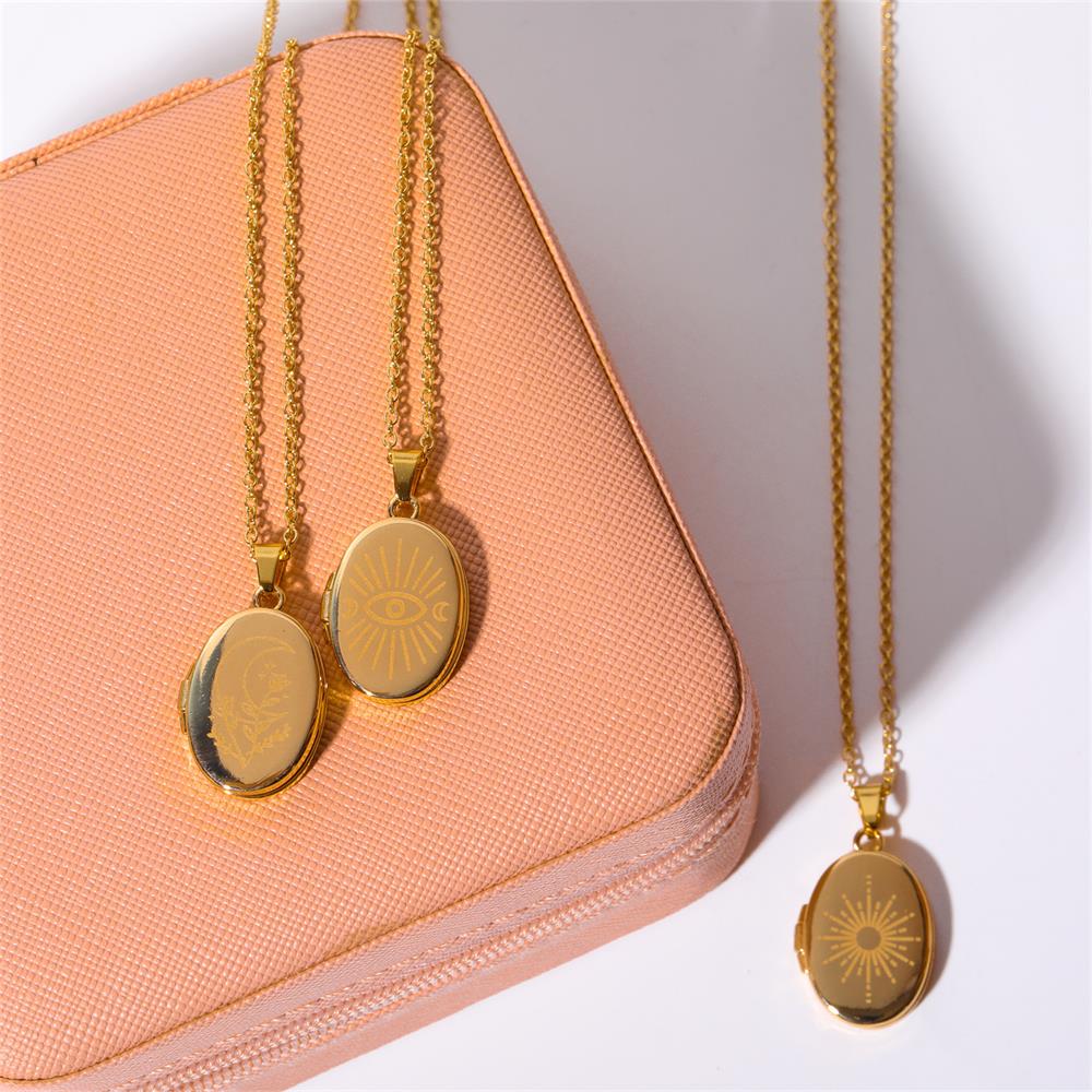 Kalung Liontin Album Foto Dapa - Butterfly Clasp Deployant ulasan dan harga