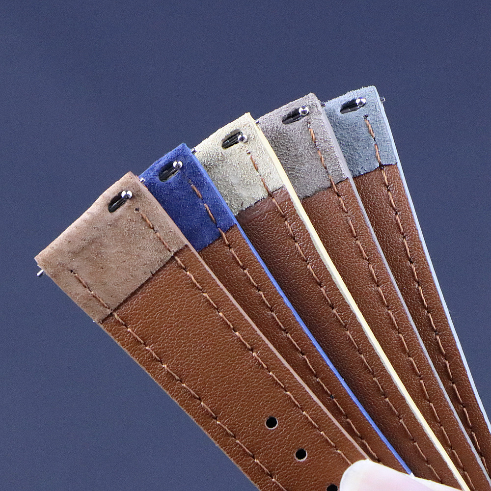Tali jam tangan kulit Suede Pr - Leather Strap Quick Release ulasan dan harga