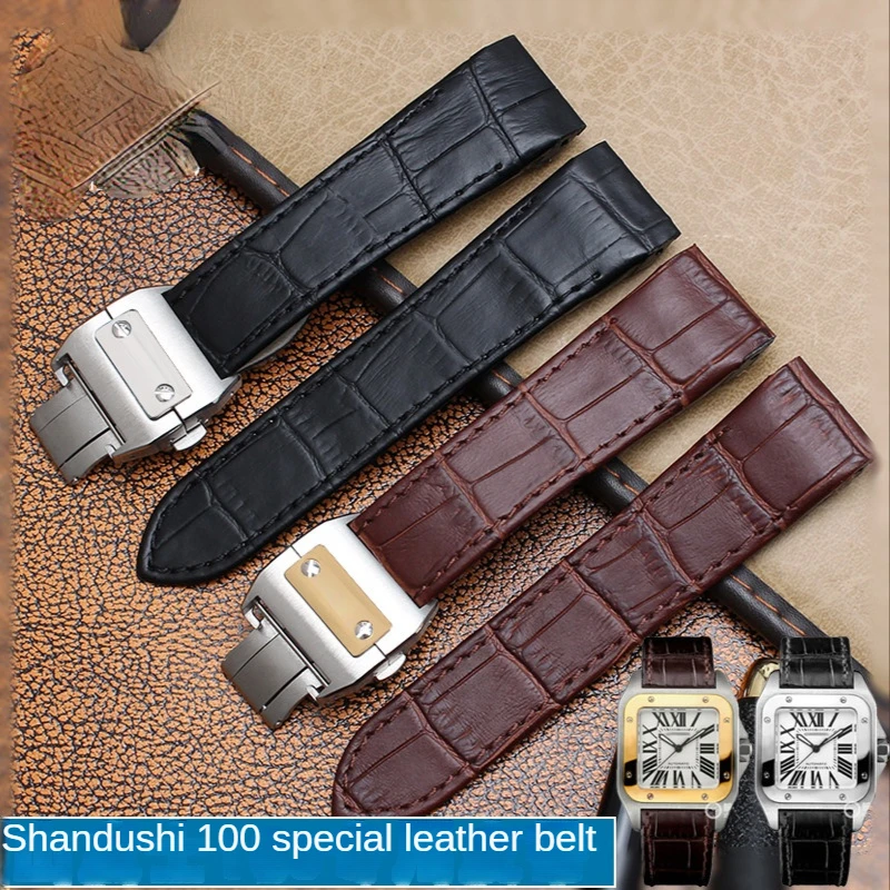 Kulit Asli untuk Cartier Santo - Cartier Watch Santos ulasan dan harga