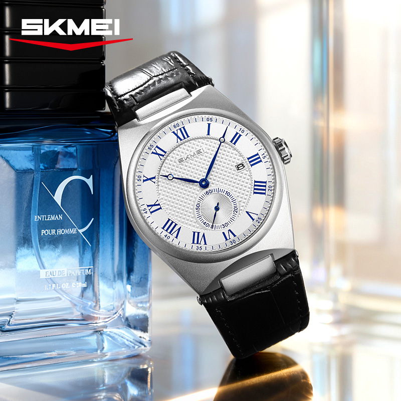 SKMEI 9390 Jam Tangan Kuarsa P - Leather Watch Band Men ulasan dan harga