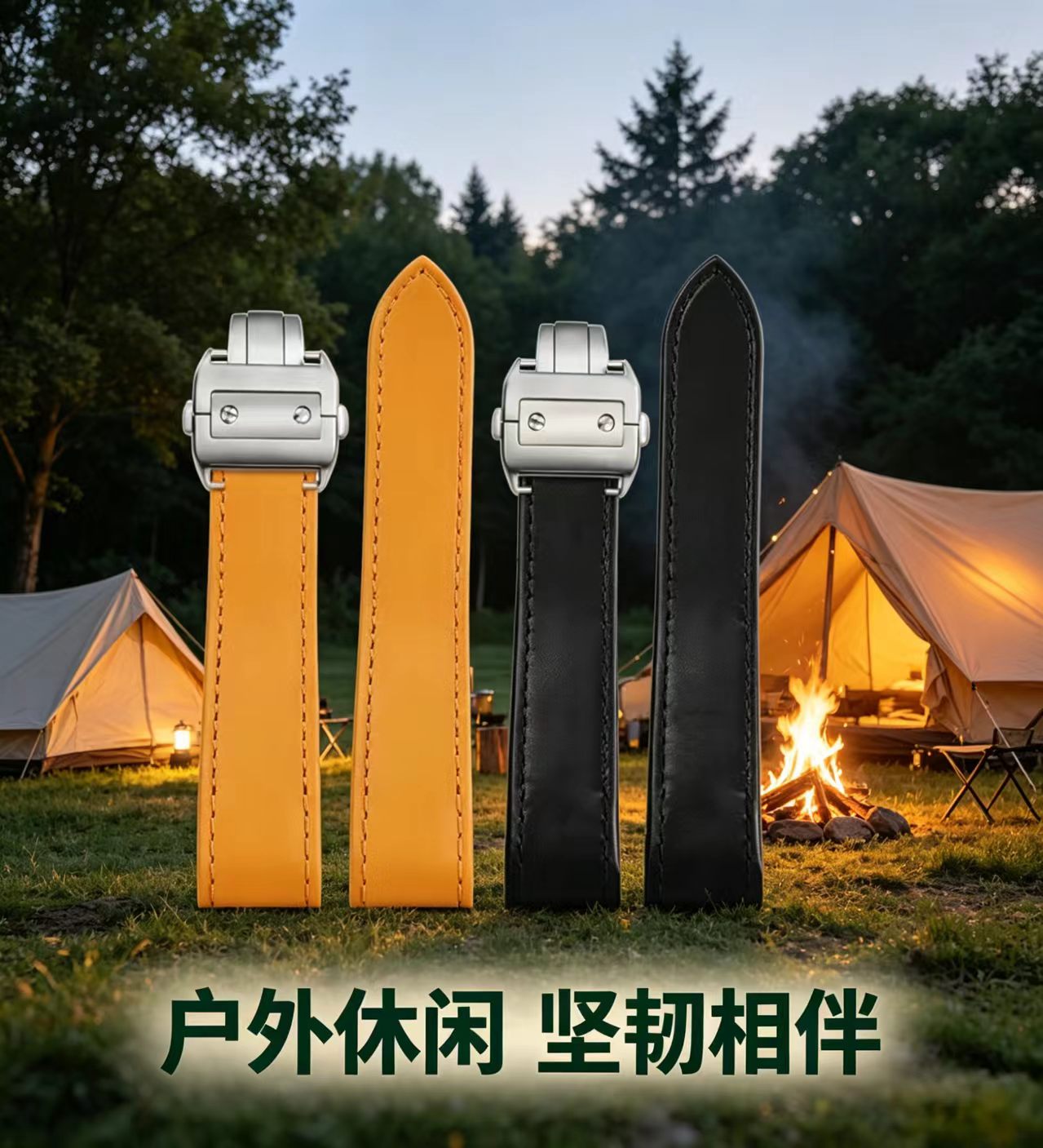 Tali Jam Tangan Kulit Asli unt - Cartier Watch Santos ulasan dan harga